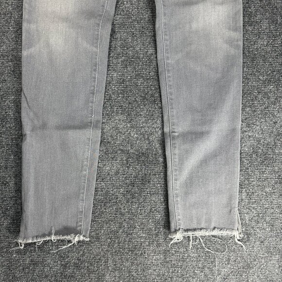 AG Adriano Goldschmied Jeans Womens 25 The Legging Ankle Super Skinny Gray Raw H - Picture 2 of 8